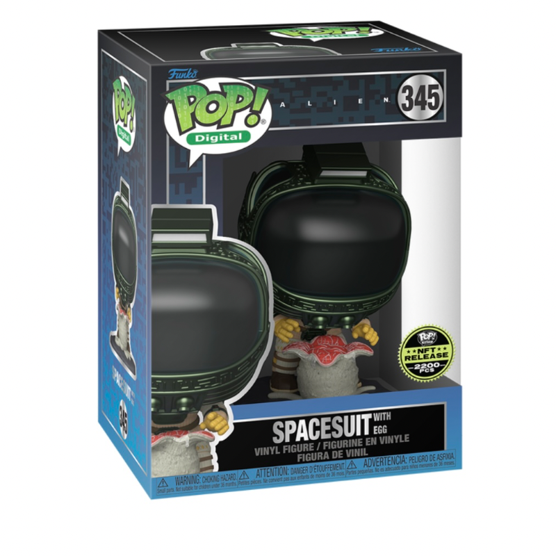 Spacesuit with Egg NFT #345 (Alien) Limited 2,200 pcs