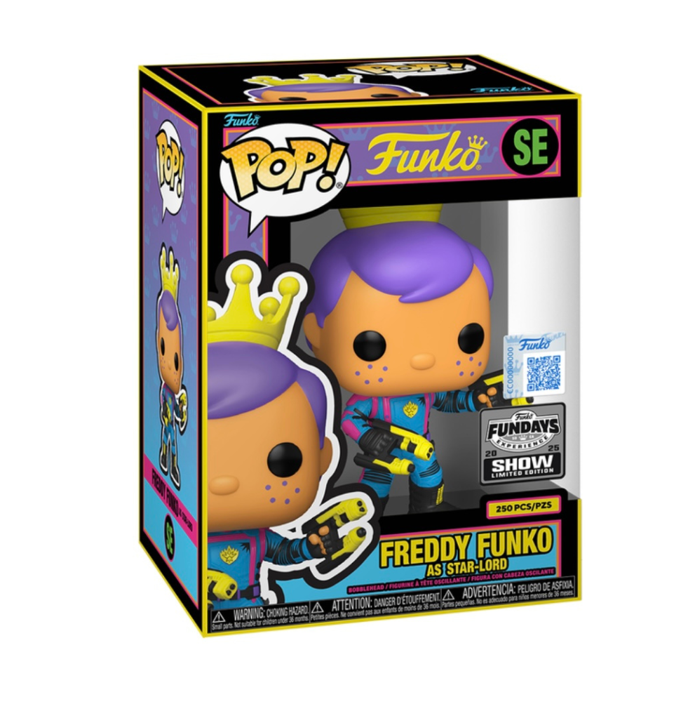 Freddy Funko as Starlord Blacklight